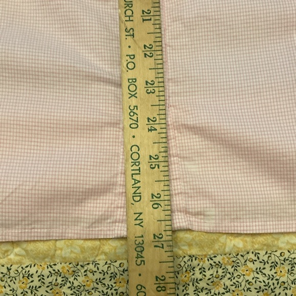 Old Navy women’s plus 2X gingham pink button down shirt ‘06 classic feminine - Picture 8 of 9